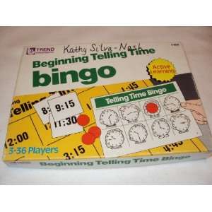 Beginning Telling Time Bingo Toys & Games