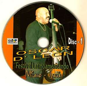 OSCAR D LEON EN VIVO LATINO AMERICANDO ITALIA 2 CDS  