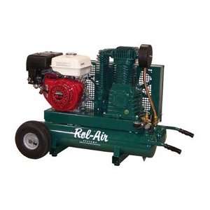 8hp Rol Air Compressor cart w/ regulator. * to the lower 