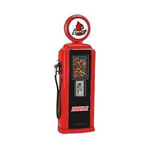  Louisville Cardinals Replica Gas Pump Gumball Machine 