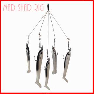 Arm Mad Shad Rig Tested In Alabama. Bass Fishing Umbrella Rig 