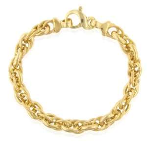  The Vicenza Collection Gold Over Bronze Ovals Links 