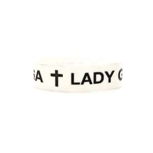  Lady Gaga Cross Rubber Bracelet Jewelry