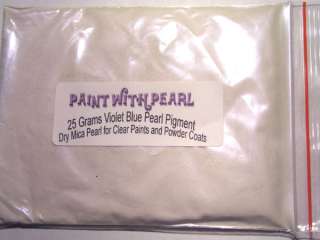 Violet Blue pearl paint powder coat custom airbrush  