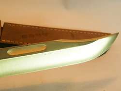 ESTATE VINTAGE LARGE 119} GOLD USA BUCK KNIFE #10 rare  