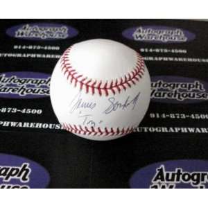  Autographed James Gandolfini Ball   official Major League 