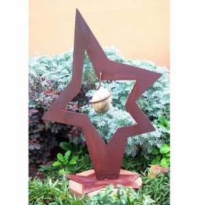  Rock Star Metal Garden Art Sculpture: Patio, Lawn & Garden