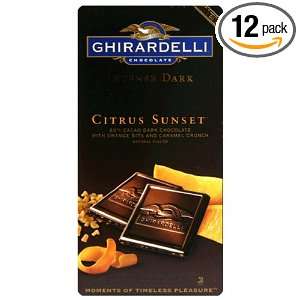 Ghirardelli Chocolate Intense Citrus Sunset™ with Orange Bits and 