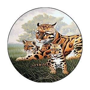 Clouded Leopard And Cub Spare Tire Cover