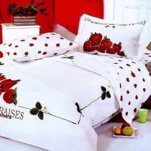  Le Vele LE58 Strawberry Duvet Cover Bedding Set: Home 