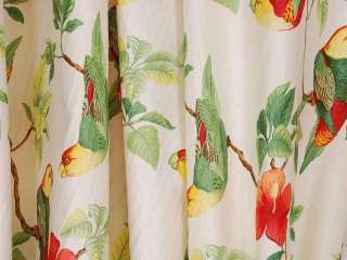 Green Red Parrot Tropical Bird Drapery Upholstery Fabri  