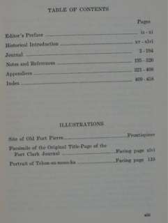 1932 ABEL Chardons Journal FORT CLARK Fur TRADE Peltry  