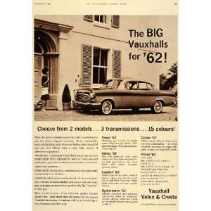   Velox Cresta British Luxury Cars   Original Print Ad: Home & Kitchen