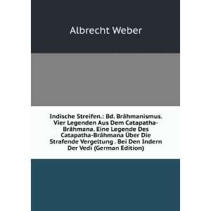   Indern Der Vedi (German Edition) Albrecht Weber  Books
