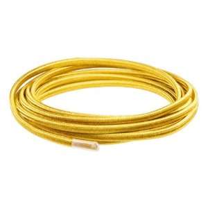   Rayon Covered Cord   Gold   18 Gauge   Single Wire 
