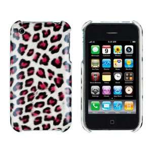  Hot Pink Leopard Print Case for Apple iPhone 3G, 3GS: Cell 