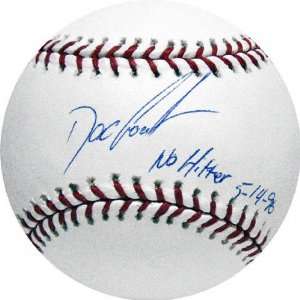  Dwight Gooden Autographed Baseball with No Hitter and Date 