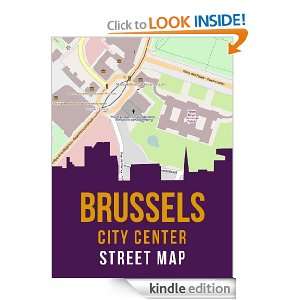 Brussels City Center Street Map eReaderMaps, Jane Locke  