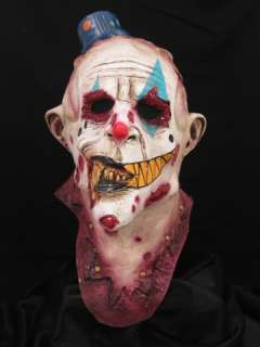 Mime Zack Halloween Horror Latex Mask Prop, NEW  