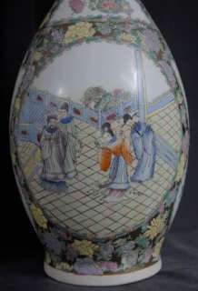 Chinese Porcelain Famille Verte Kangxi Vases Urns  