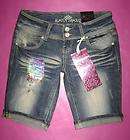 ALMOST FAMOUS Size 3 Stretch Jean Shorts  
