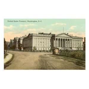 US Treasury, Washington D.C. Travel Premium Poster Print, 8x12
