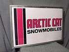 vintage snowmobile arctic cat illuminated sign