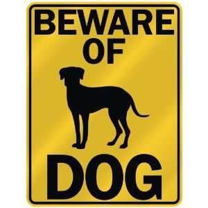   BEWARE OF  CATAHOULA LEOPARD DOG  PARKING SIGN DOG