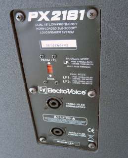 SISTEMA de ALTAVOZ completo usado de ELECTRO VOICE PHOENIX