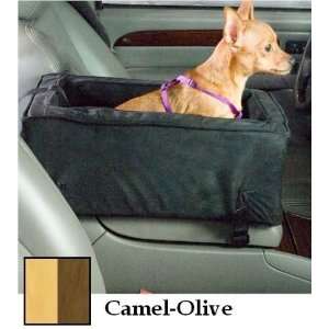   SN 27580 Small Luxury Console Dog Car Seat   Camel Olive: Pet Supplies