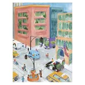  Kids Value Murals Small Busy City Value Wall Mural