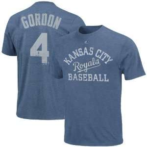   Gordon Kansas City Royals #4 Market Value Premium T Shirt   Indigo
