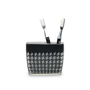 Blonder Home Accents Houndstooth Tooth Brush Holder: Home 