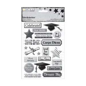  The Paper Company Valedictorian Dome Stickers 4.5X6; 3 
