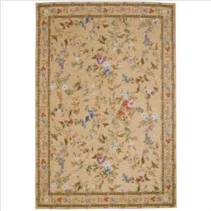 By Capel Festival Of Flowers Toasted Almond Rugs 4 10 x 8  