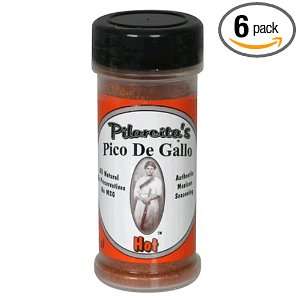 Pilarcitas Pico De Gallo, Hot, 3.4 Ounce Units (Pack of 6)