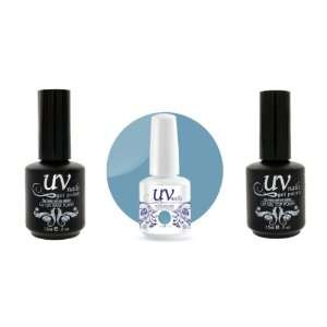 UV Nails Soak Off Gel Polish Love Me #218+Base & Top Coat+Aviva Nail 