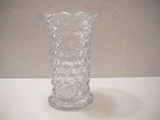 VINTAGE FOSTORIA American Flared Rim Elegant Glass 7 1/4 Inch Vase 