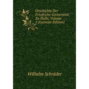   Zu Halle, Volume 2 (German Edition) Wilhelm SchrÃ¤der Books