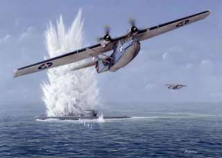 Cats Have Claws Don Feight WW II PBY Catalina Print  