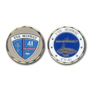  USS Midway CV 41 Challenge Coin 