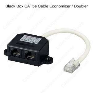  Black Box Cat5 Cable Economizer / Doubler: Computers 