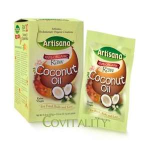Artisana Raw Organic Coconut Oil   11oz box (travel packs):  