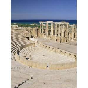 Site of Leptis Magna, Unesco World Heritage Site, Tripolitania, Libya 