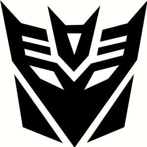 Decepticon Logo (Car Tattoo, Decal, Sticker, Graphics)GRY