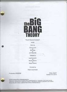 The Big Bang Theory Script   You Pick Episode Season 4  