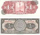 MEXICO   1 PESO Banknote (Serie BIO,1970) UNC