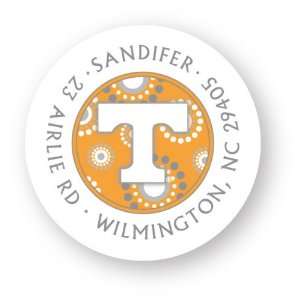  University Of Tennessee Circle Burst Labels