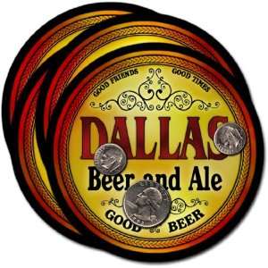 Dallas, TX Beer & Ale Coasters   4pk