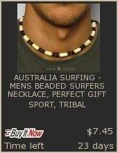 water resistant vintage surf men s beaded necklace sydney our products 